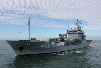 PKW Morze Północne z okrętami NATO w Świnoujściu